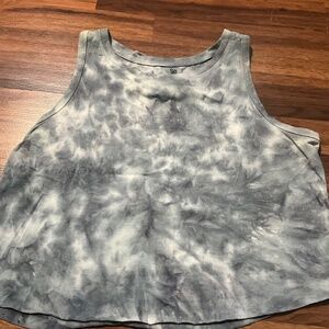 Juniors SO Cropped Tie Dye Tank